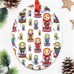 Russian Dolls Ornament (Oval Filigree)