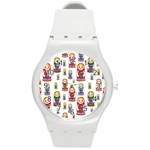 Russian Dolls Round Plastic Sport Watch (M)