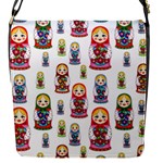 Russian Dolls Flap Closure Messenger Bag (S)