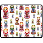 Russian Dolls Double Sided Fleece Blanket (Medium)