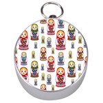 Russian Dolls Silver Compass