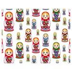 Russian Dolls Double Sided Flano Blanket (Medium)