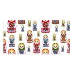 Russian Dolls Satin Shawl