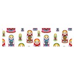 Russian Dolls Satin Scarf (Oblong)