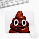 Happy Funny Poop Emoji Small Mousepad