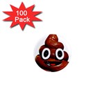 Happy Funny Poop Emoji 1  Mini Magnet (100 pack) 