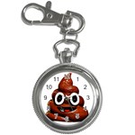 Happy Funny Poop Emoji Key Chain Watch