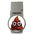 Happy Funny Poop Emoji Money Clip (Round)