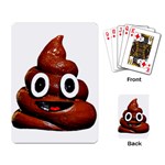 Happy Funny Poop Emoji Playing Cards Single Design