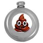 Happy Funny Poop Emoji Hip Flask (5 oz)