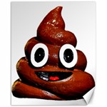 Happy Funny Poop Emoji Canvas 16  x 20 