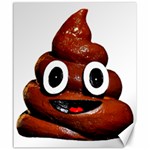 Happy Funny Poop Emoji Canvas 20  x 24 