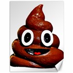 Happy Funny Poop Emoji Canvas 36  x 48 