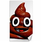 Happy Funny Poop Emoji Canvas 40  x 72 