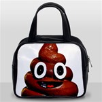 Happy Funny Poop Emoji Classic Handbag (Two Sides)