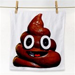 Happy Funny Poop Emoji Face Towel