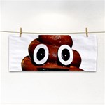 Happy Funny Poop Emoji Hand Towel