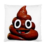 Happy Funny Poop Emoji Standard Cushion Case (One Side)