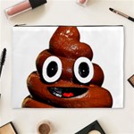 Happy Funny Poop Emoji Cosmetic Bag (XL)