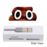 Happy Funny Poop Emoji Memory Card Reader (Stick)