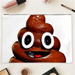 Happy Funny Poop Emoji Cosmetic Bag (XXL)