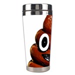 Happy Funny Poop Emoji Stainless Steel Travel Tumbler