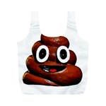 Happy Funny Poop Emoji Full Print Recycle Bag (M)