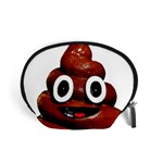 Happy Funny Poop Emoji Accessory Pouch (Small)