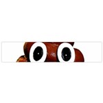 Happy Funny Poop Emoji Flano Scarf (Small)