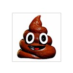 Happy Funny Poop Emoji Satin Bandana Scarf