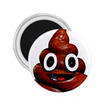 Happy Funny Poop Emoji 2.25  Magnet