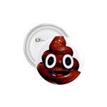 Happy Funny Poop Emoji 1.75  Button