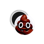 Happy Funny Poop Emoji 1.75  Magnet