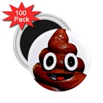 Happy Funny Poop Emoji 2.25  Magnet (100 pack) 