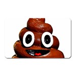 Happy Funny Poop Emoji Magnet (Rectangular)