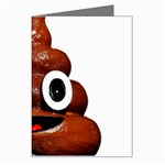 Happy Funny Poop Emoji Greeting Card