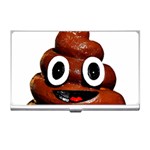 Happy Funny Poop Emoji Business Card Holder