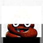 Happy Funny Poop Emoji Jigsaw Puzzle (Rectangular)