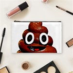 Happy Funny Poop Emoji Cosmetic Bag (Medium)