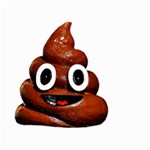 Happy Funny Poop Emoji Large Garden Flag (Two Sides)