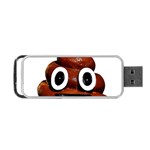 Happy Funny Poop Emoji Portable USB Flash (One Side)