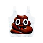 Happy Funny Poop Emoji Full Print Recycle Bag (S)