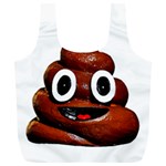 Happy Funny Poop Emoji Full Print Recycle Bag (XL)