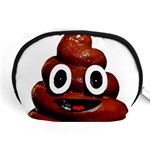 Happy Funny Poop Emoji Accessory Pouch (Medium)