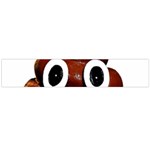 Happy Funny Poop Emoji Flano Scarf (Large)