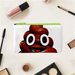 Happy Funny Poop Emoji Cosmetic Bag (XS)