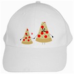 Fathers Day Pizza White Cap