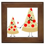 Fathers Day Pizza Framed Tile