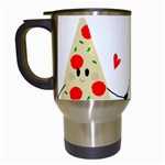 Fathers Day Pizza Travel Mug (White)