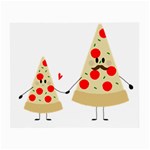 Fathers Day Pizza Small Glasses Cloth